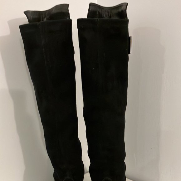 Browns Black Suede over the knee boots, 37.5 - Picture 8 of 10